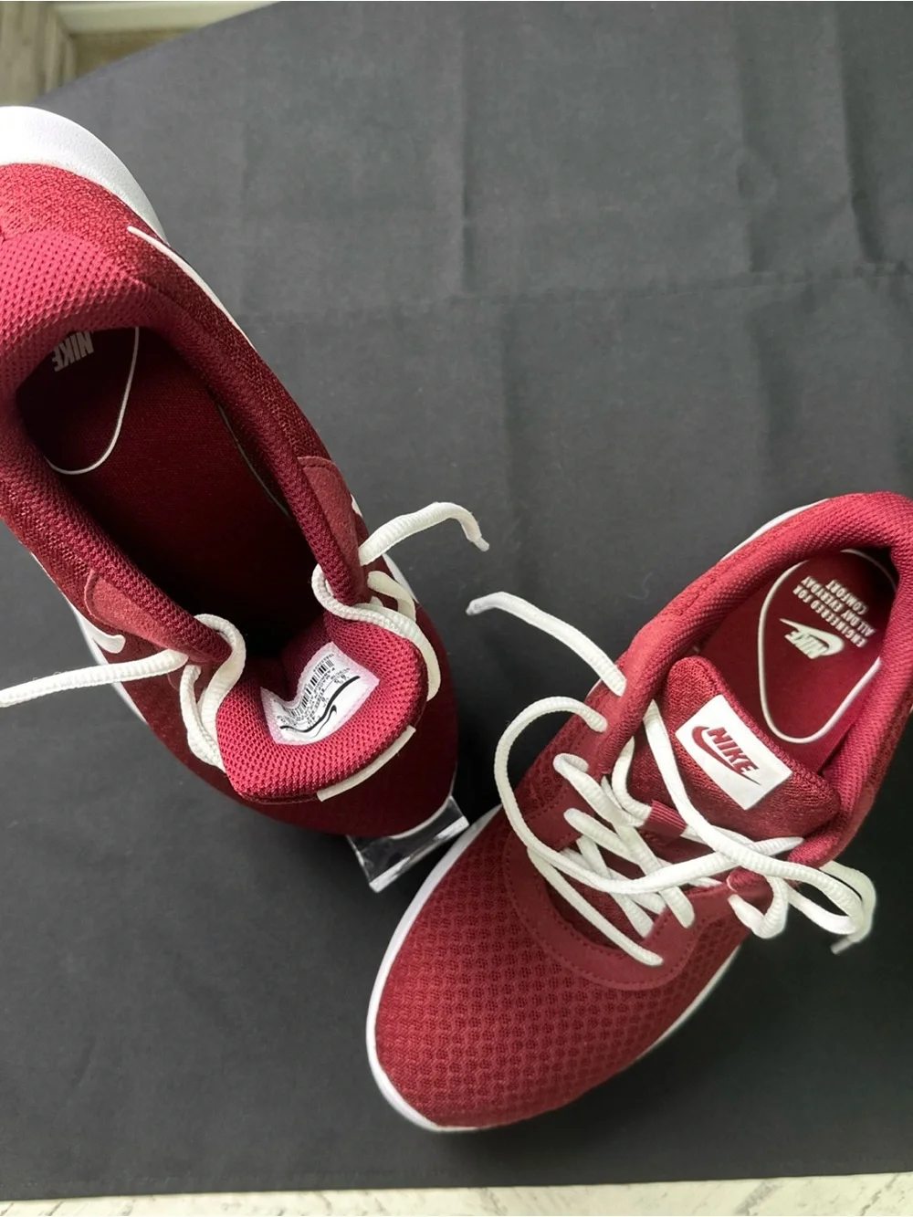 Nike Women's Burgundy and White Athletic Sneakers NWOT